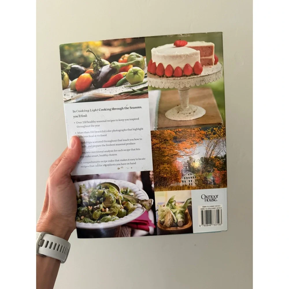 Cooking Light Cooking through the Seasons Cookbook Healthy Recipes Oxmoor House